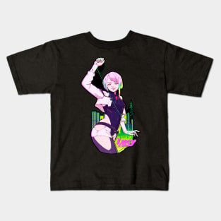 Cyberpunk Girl Kids T-Shirt